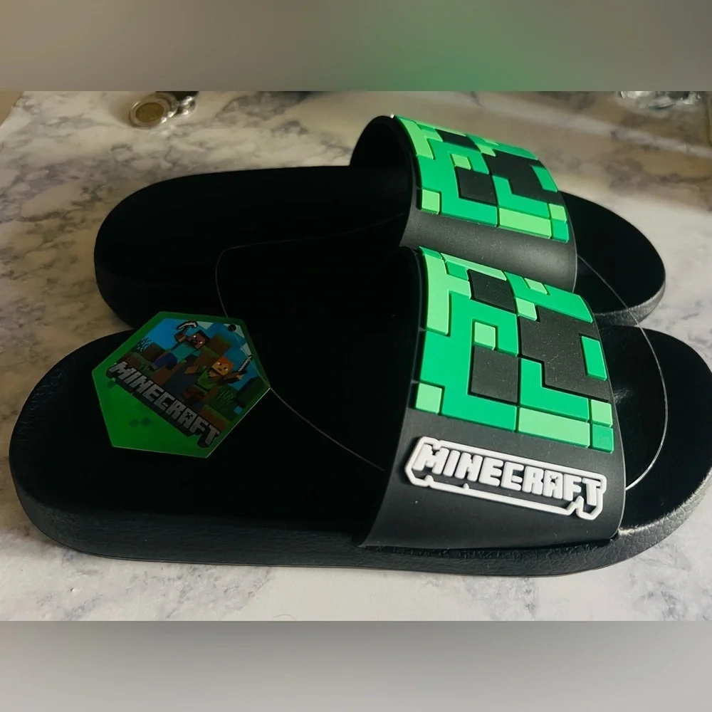 Minecraft kids sandals